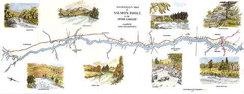 Map of River Cassley